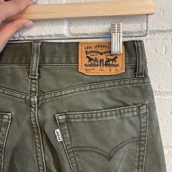 Levi’s 513 jeans in green - Picture 3 of 4